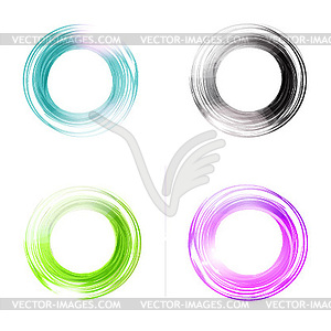 Circles set - vector image