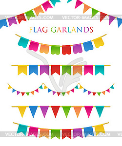 Colorful Garlands - vector image