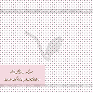 Seamless polka dot background - vector clip art