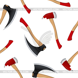 Axe pattern - vector clip art