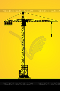 Tower crane - vector image