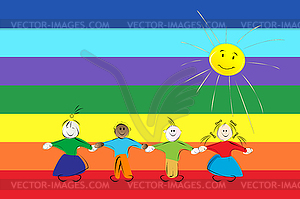 Peace flag - vector clipart / vector image