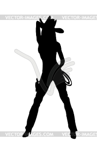 Cowgirl - vector image