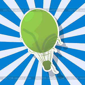 Fantastic Hot Air Balloon - vector image