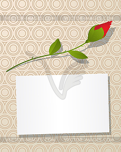 Message card - vector clip art