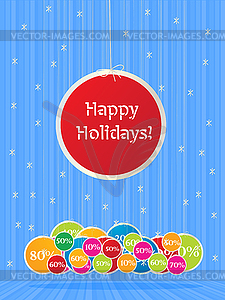 Holiday`s month - vector clipart