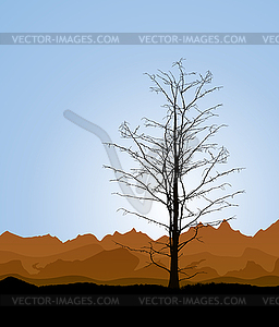 Tree trunk - vector clipart