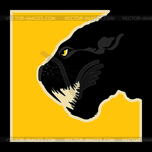 Black panther - vector clipart