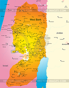 West Bank - vector clip art