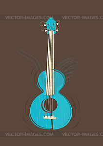 Ukulele guitar - vector clip art