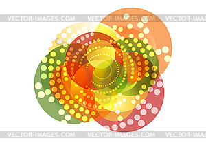 Блестящий игристое графический дизайн с кругами - векторное изображение клипарта