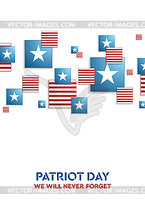 Abstract concept USA background - vector clipart