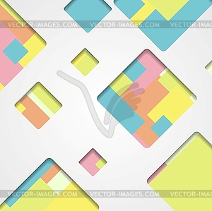 Abstract squares background - vector clipart