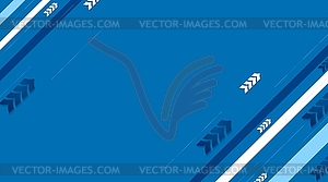 Blue tech background with diagonal stripes and - vector image