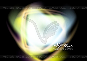 Dark glowing abstraction background - vector image