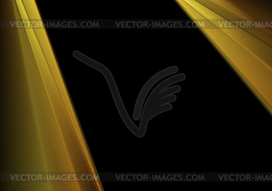 Corporate abstract golden background - vector clipart