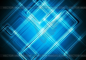 Hi-tech blue background - royalty-free vector image