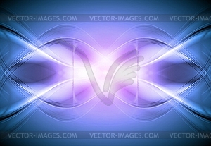 Colourful waves backdrop - vector image