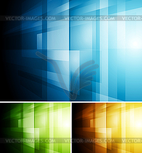 Abstract hi-tech backdrop - color vector clipart