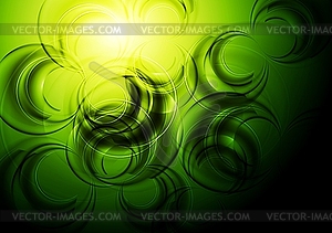 Colourful green design - vector clip art