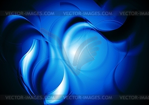 Dark blue background - vector clipart