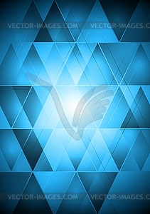 Dark blue technology design - vector EPS clipart