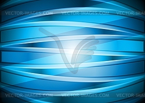 Abstract blue design - vector image