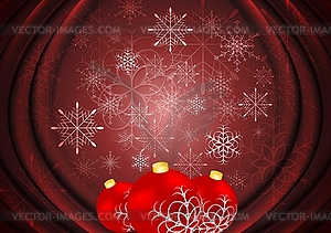 Abstract X-mas background - vector clipart