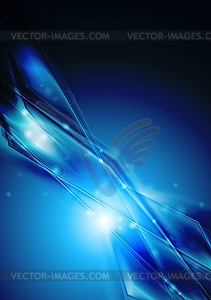 Dark blue modern design - vector clip art