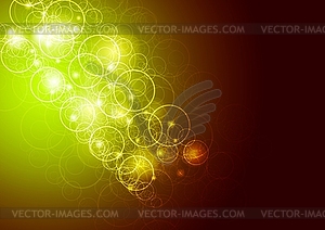 Sparkling template - vector clipart