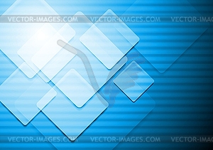Vibrant blue background - vector image