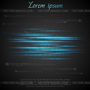Shiny blue abstract stripes - vector image