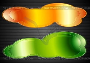 Colourful abstract web elements - vector clip art