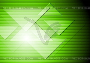 Green abstract technical background - vector clip art