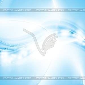 Bright abstract waves. background - vector image