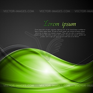 Bright green and black background - vector EPS clipart