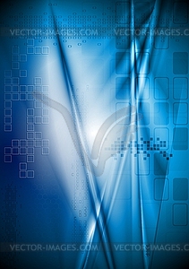Яркий синий фон - стоковое векторное изображение
