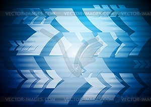 Bright tech modern background - vector clipart