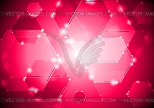 Abstract shiny tech background - royalty-free vector image