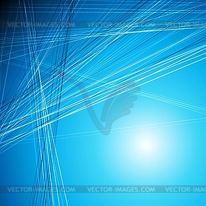 Bright blue tech design - vector clipart