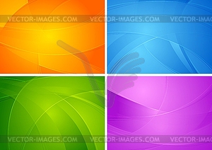 Shiny colourful backgrounds - vector EPS clipart