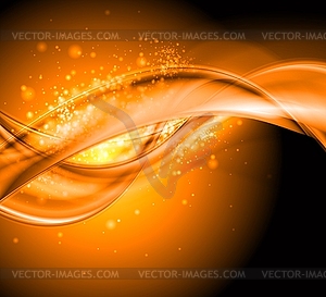 Shiny waves design - stock vector clipart