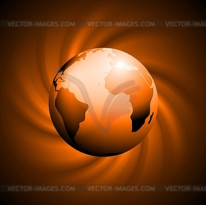 Dark abstract tech design - vector clip art