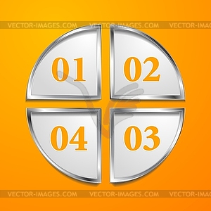Modern tech design template - vector clipart