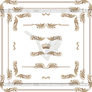 Decorative frame - vector image