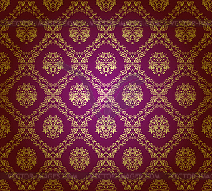 Damask seamless floral pattern - vector EPS clipart