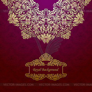 Royal background - royalty-free vector clipart