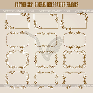 Decorative frame - vector image