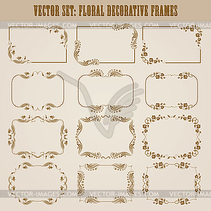 Decorative frame - vector image