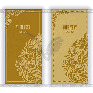 Template design for invitation - vector clip art